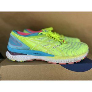 Asics Gel-Nimbus 22 11012A802 Running Shoes, Women's Size 11, Safety Yellow